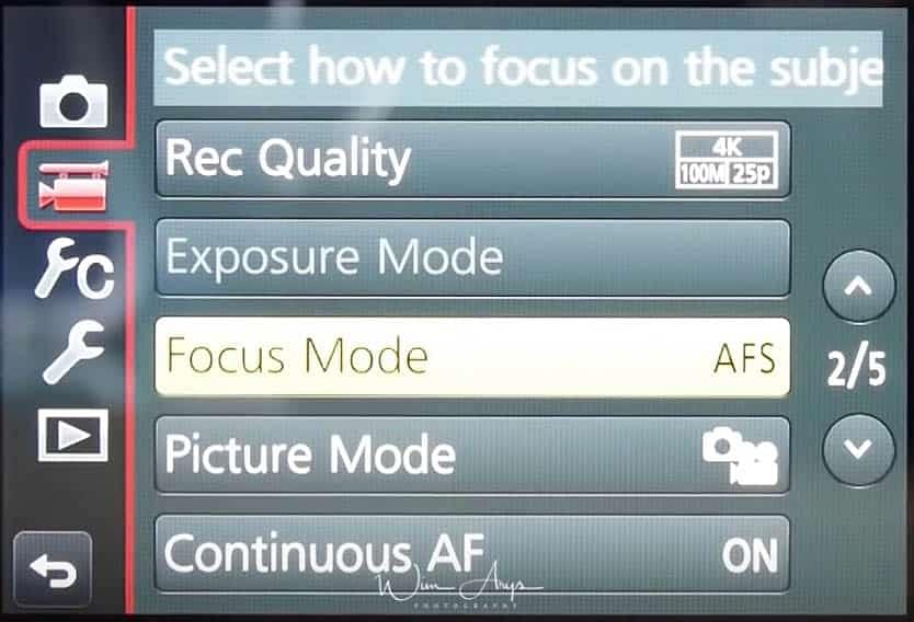 Motion picture menu page 2