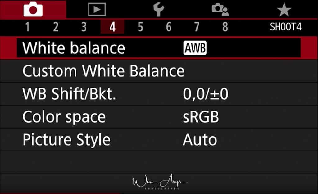 Canon EOS M50 red camera icon page shoot4